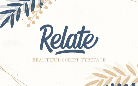 Relate Font Poster 1