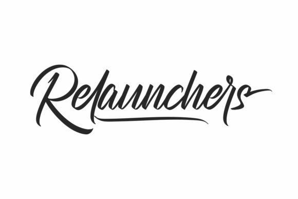 Relaunchers Font Poster 1