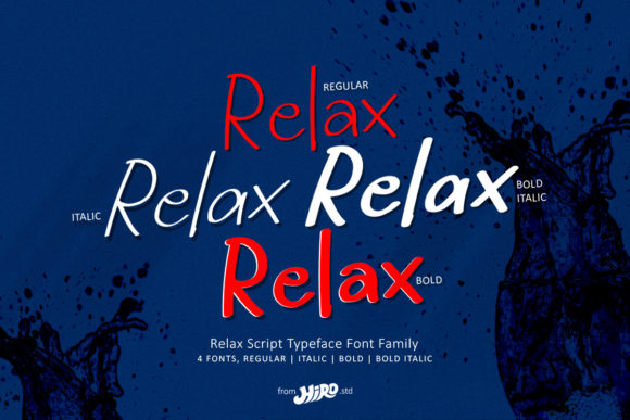 Relax Font Poster 1