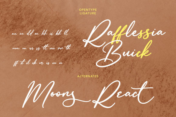 Reliances Script Font Poster 9