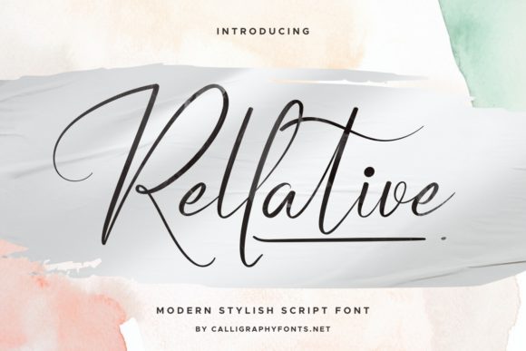 Rellative Font Poster 1