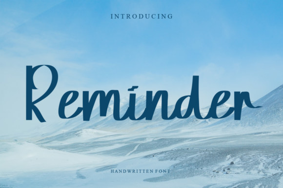 Reminder Font