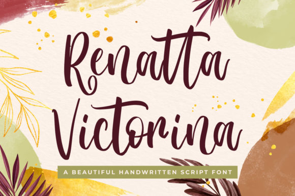 Renatta Victorina Font Poster 1