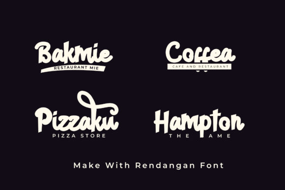 Rendangan Font Poster 4