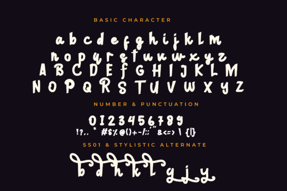 Rendangan Font Poster 6