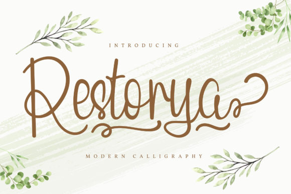 Restorya Font Poster 1