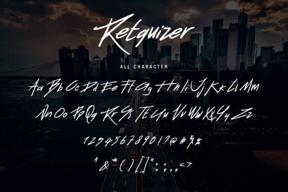 Retquizer Font Poster 6