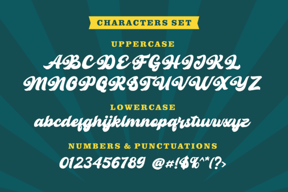 Retro Young Font Poster 8