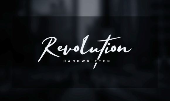 Revolution Font Poster 1