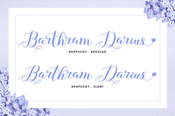 Rhapsody Font Poster 5