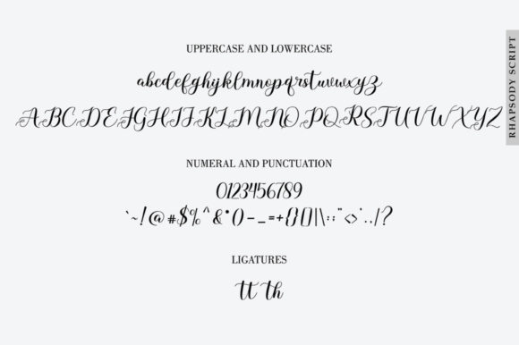 Rhapsody Font Poster 8