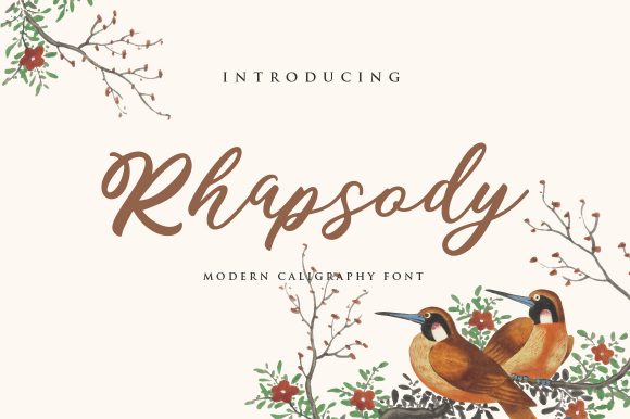 Rhapsody Font Poster 1