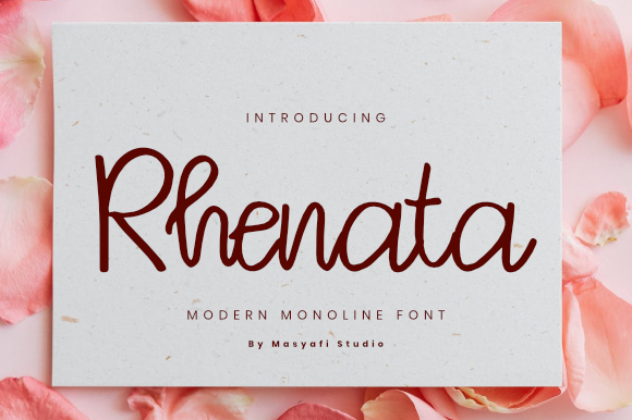 Rhenata Font Poster 1