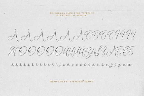 Rhiformya Font Poster 11