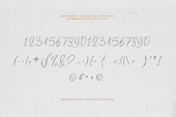 Rhiformya Font Poster 10