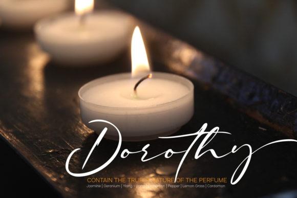 Rhode White Font Poster 3