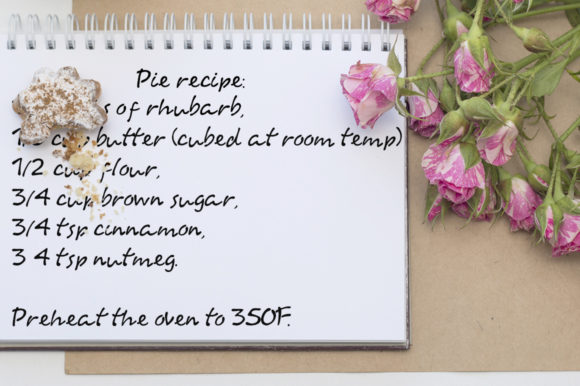 Rhubarb Pie Font Poster 2