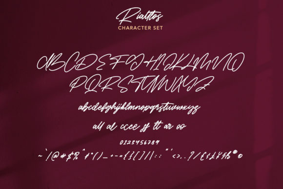 Rialltos Font Poster 8