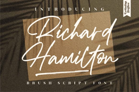 Richard Hamilton Font Poster 1