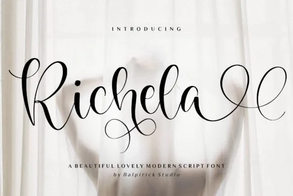 Richela Font Richela Font Poster 1