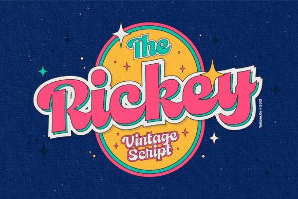 Rickey Font Poster 1