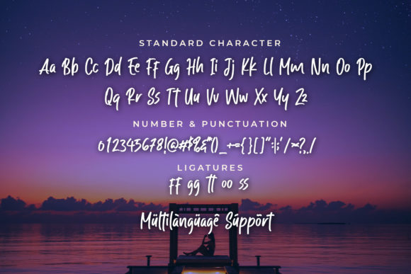 Right Night Font Poster 11
