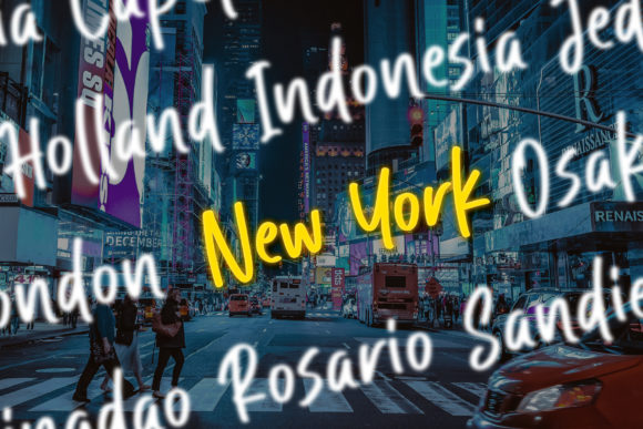 Right Night Font Poster 6