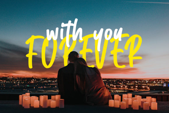 Right Night Font Poster 10