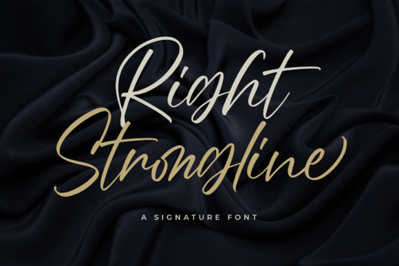 Right Strongline Font