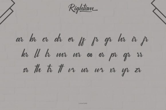 Rightism Font Poster 7