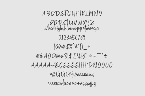Rille Battin Font Poster 3