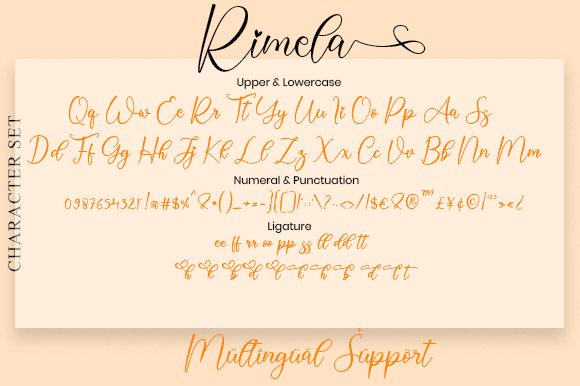 Rimela Font Poster 6