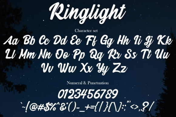 Ringlight Font Poster 4