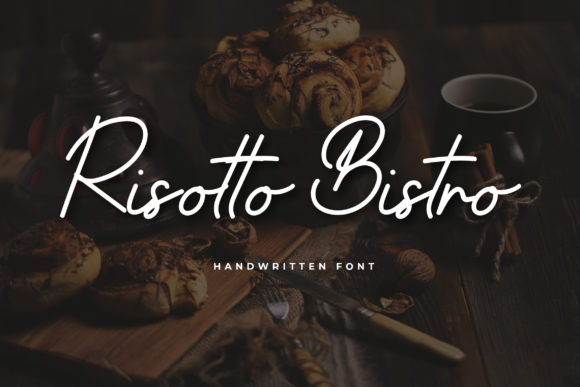 Risotto Bistro Font Poster 1