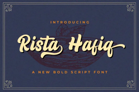 Rizta Hafiq Font Rizta Hafiq Font Poster 1