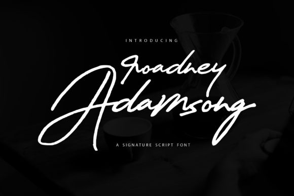 Roadney Adamsong Font Poster 1