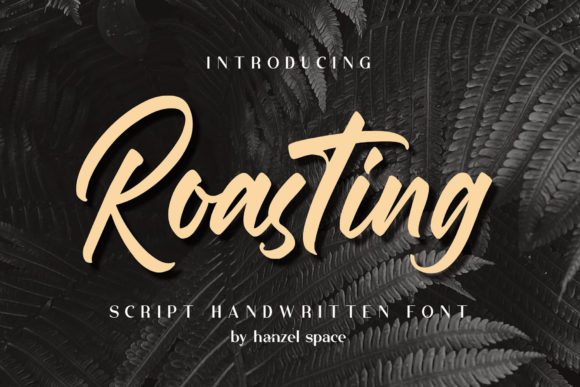 Roasting Script Font Poster 1
