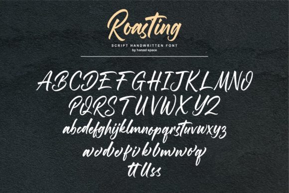Roasting Script Font Poster 6