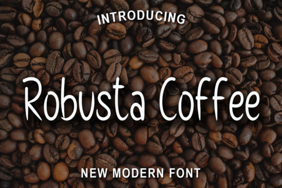 Robusta Coffee Font Poster 1