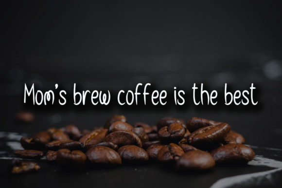 Robusta Coffee Font Poster 3