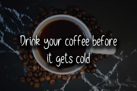 Robusta Coffee Font Poster 4