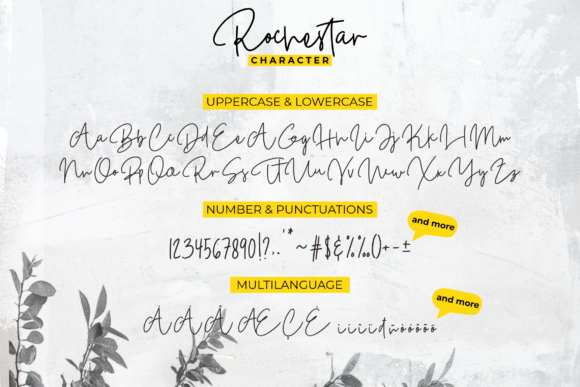 Rochestar Font Poster 12