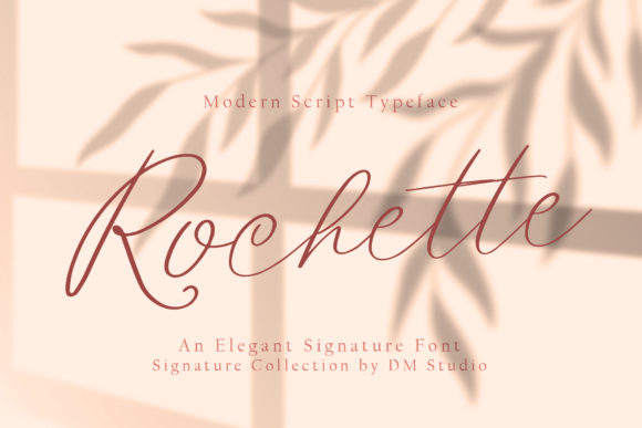 Rochette Font Poster 1