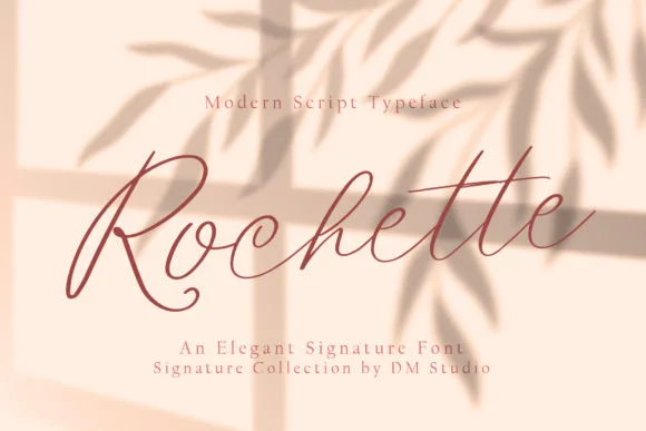 Rochette Font Rochette Font Poster 1