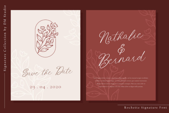 Rochette Font Poster 4