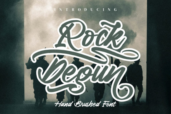 Rock Degun Font Poster 1