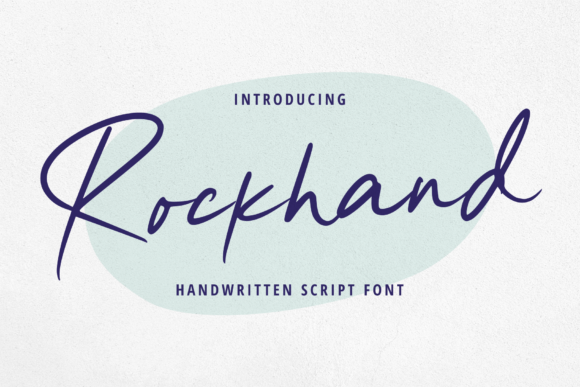 Rockhand Font Poster 1