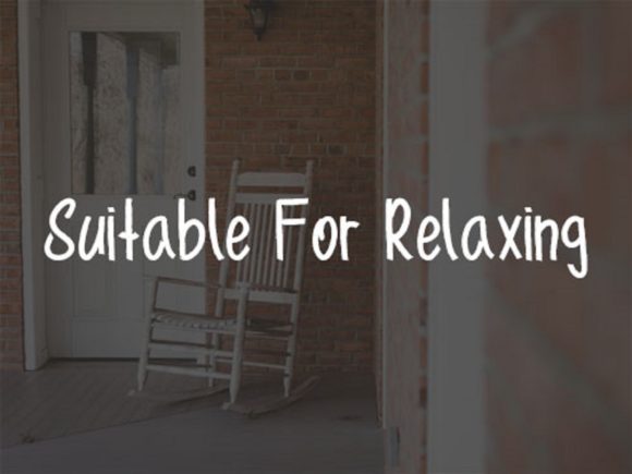 Rocking Chair Font Poster 2