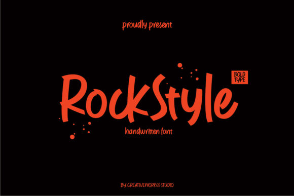 RockStyle Font Poster 1
