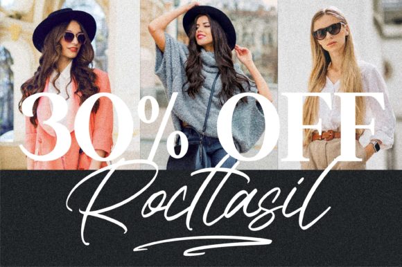 Rocttasil Font Poster 5